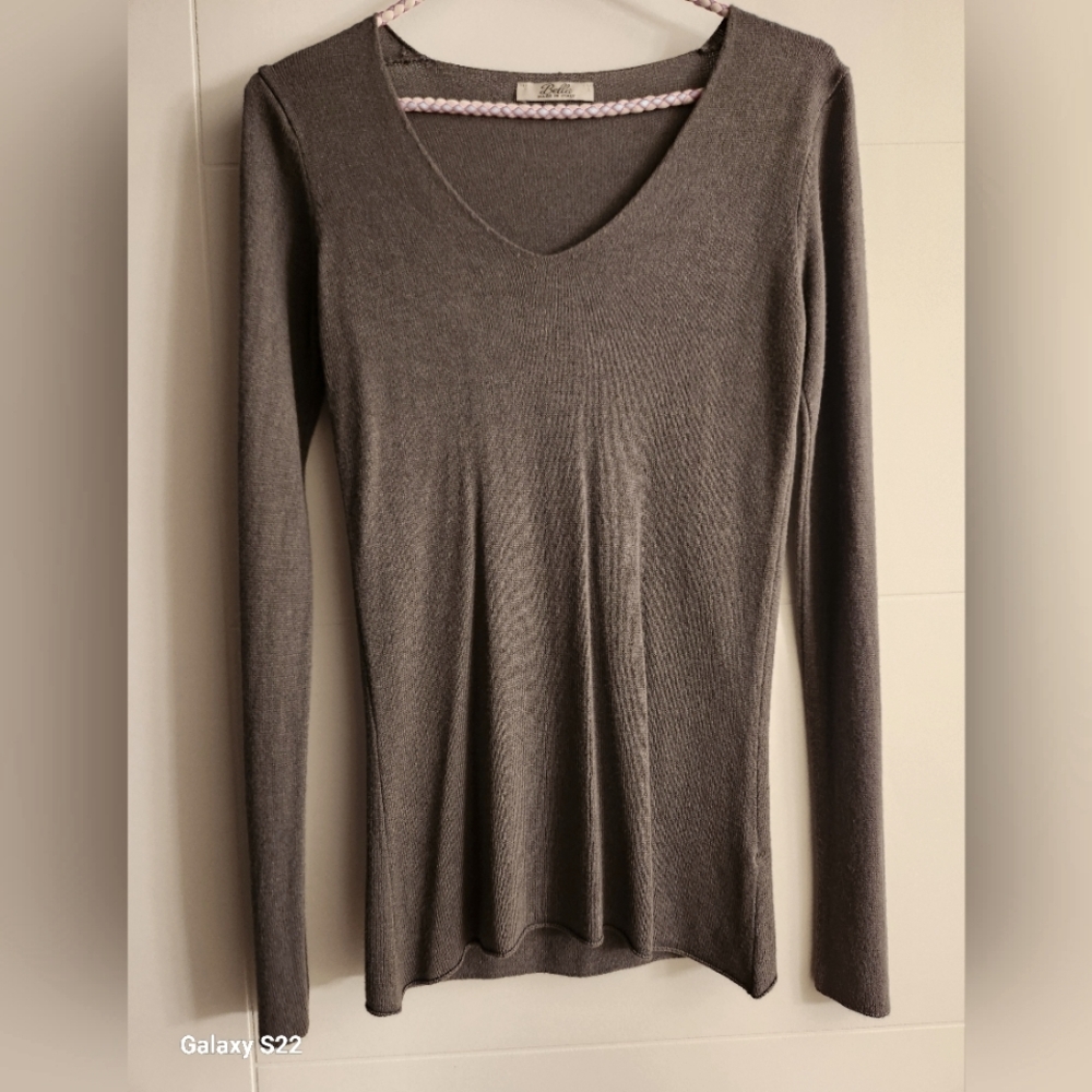Soft gray sweater